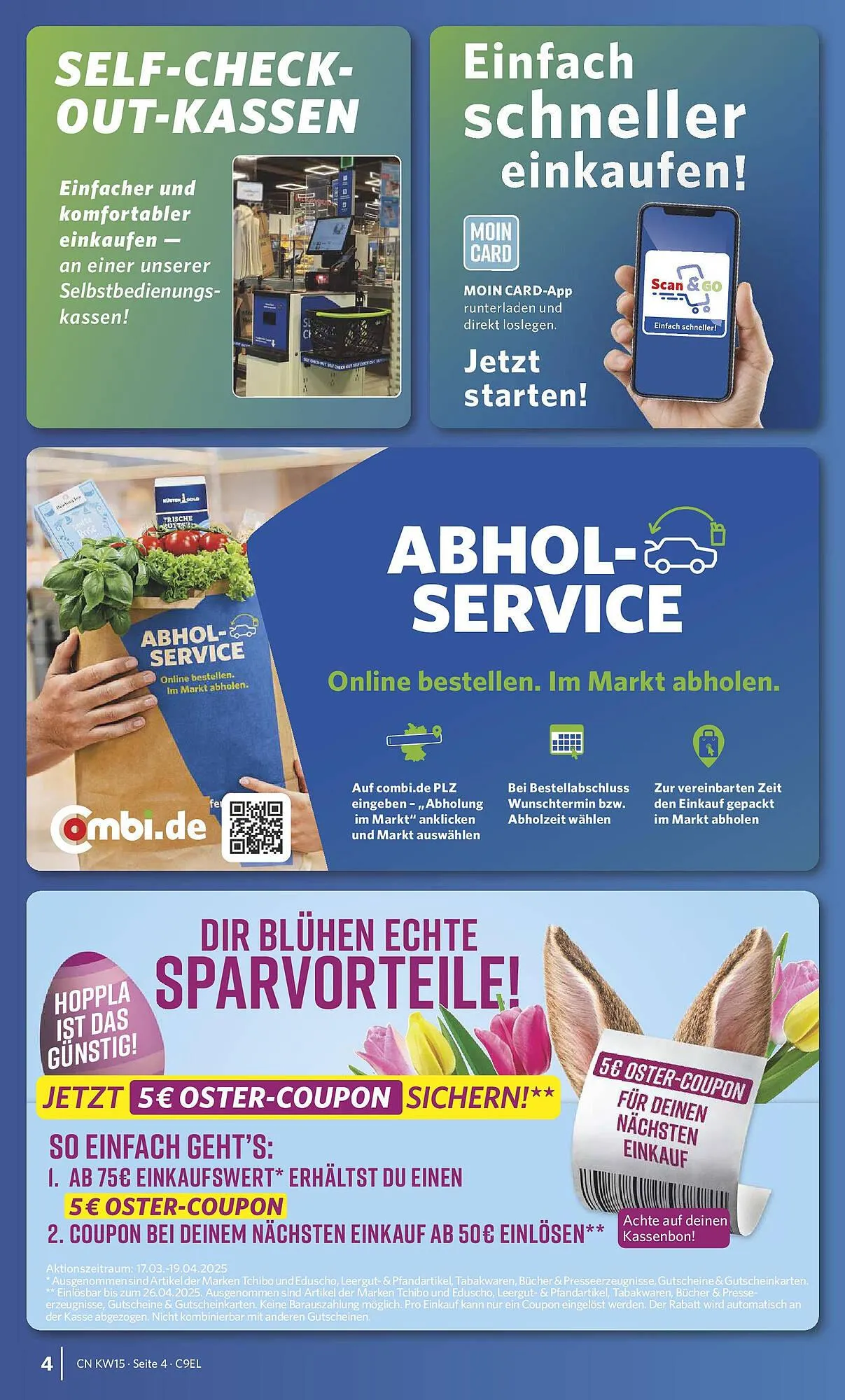 Combi Prospekt von 9. April bis 12. April 2025 - Prospekt seite 4