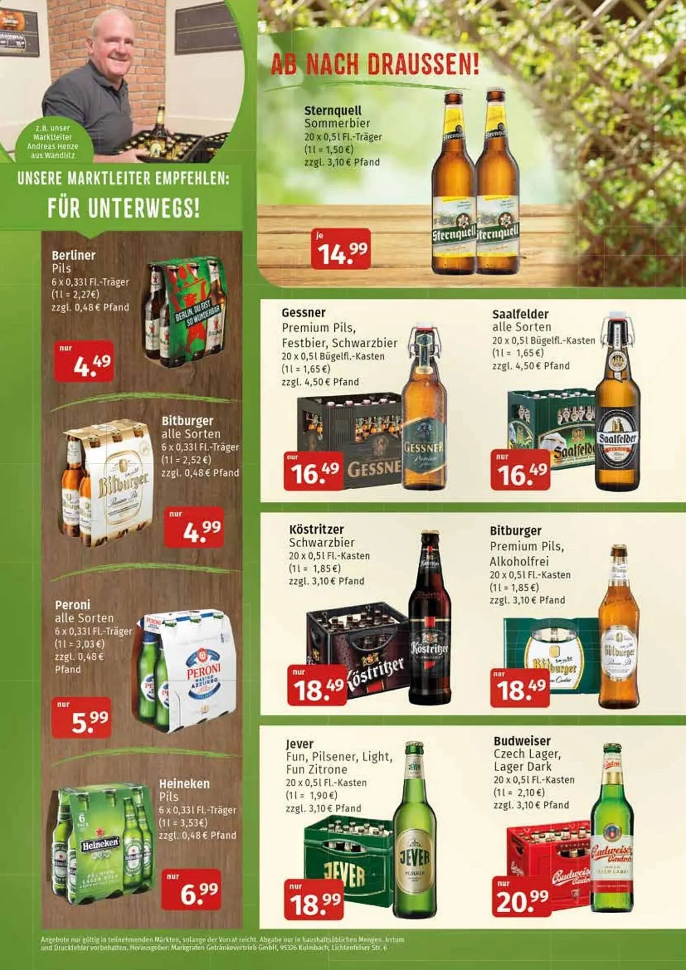 Markgrafen Prospekt von 27. April bis 31. Mai 2026 - Prospekt seite 6