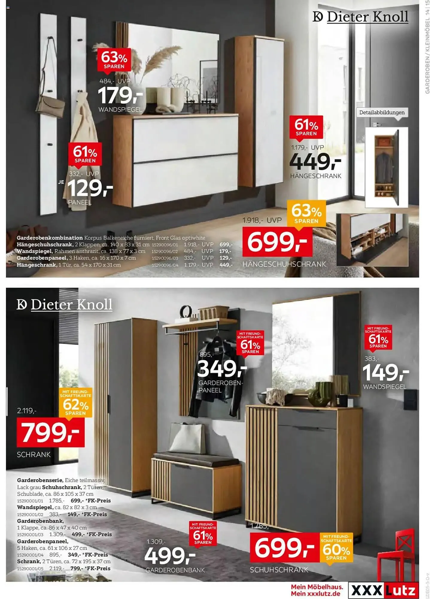 XXXLutz Prospekt von 4. Mai bis 25. Mai 2025 - Prospekt seite 15