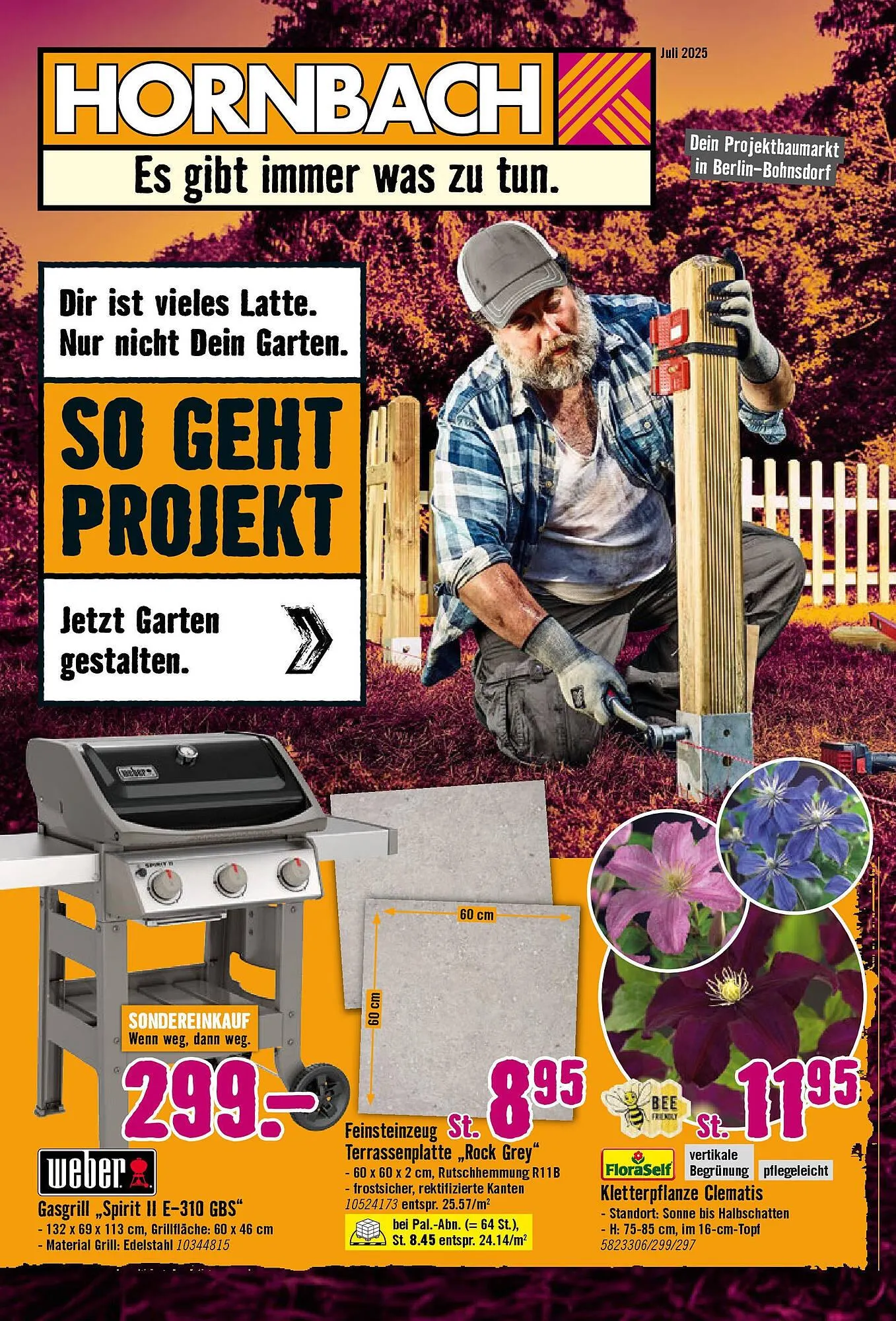 Hornbach Prospekt von 24. Juni bis 22. Juli 2025 - Prospekt seite 1