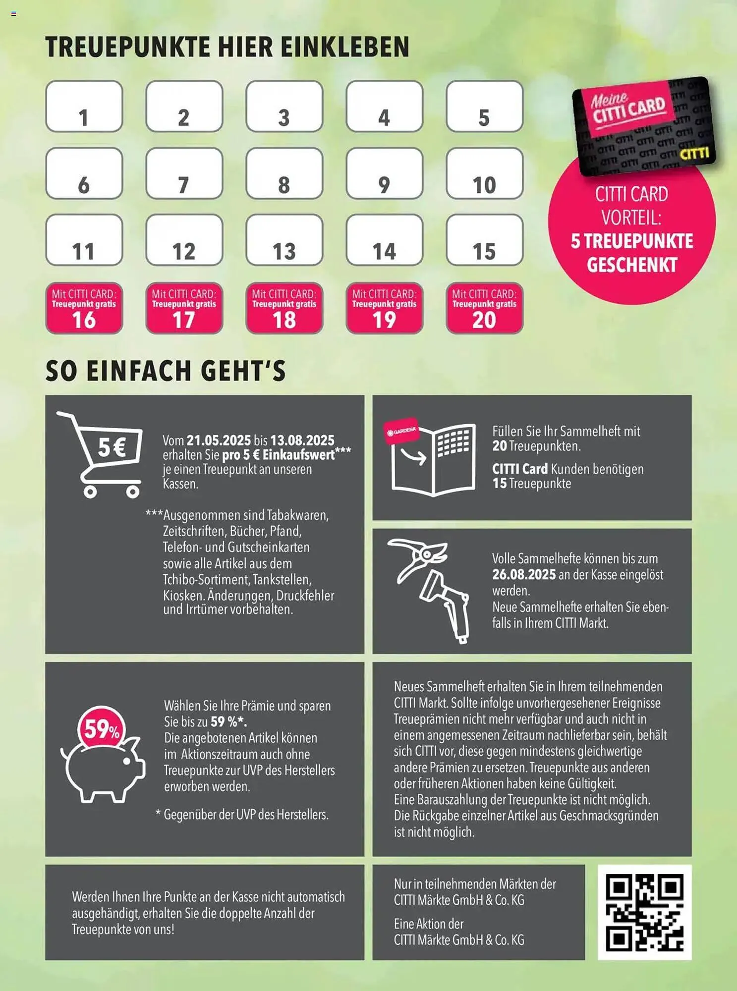 CITTI Markt Prospekt von 21. Mai bis 26. August 2025 - Prospekt seite 6