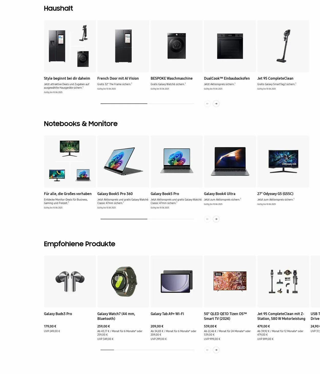 Samsung Aktueller Prospekt von 2. Juni bis 11. Juni 2025 - Prospekt seite 3