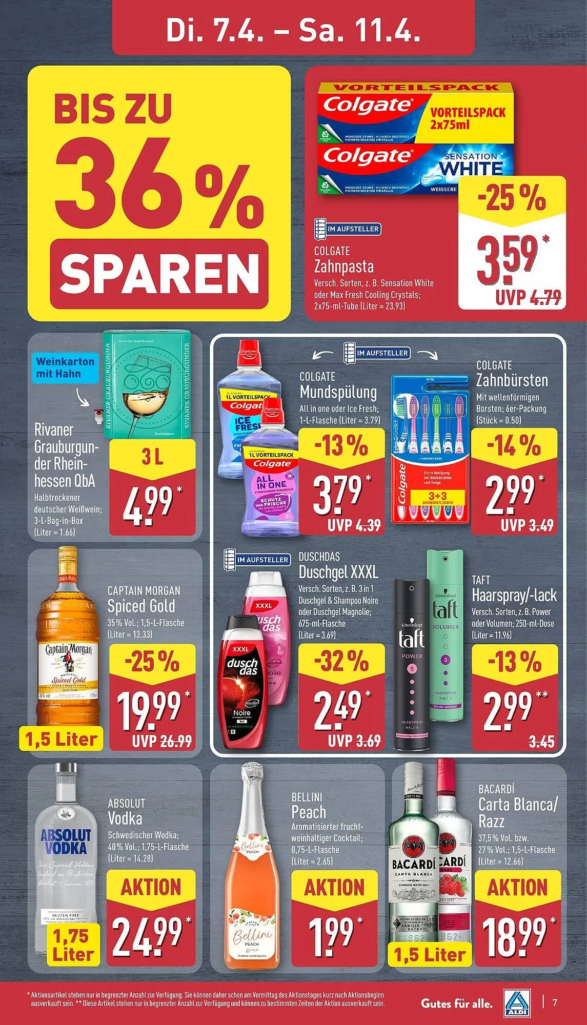 Aldi Nord Prospekt von 7. April bis 11. April 2026 - Prospekt seite 7