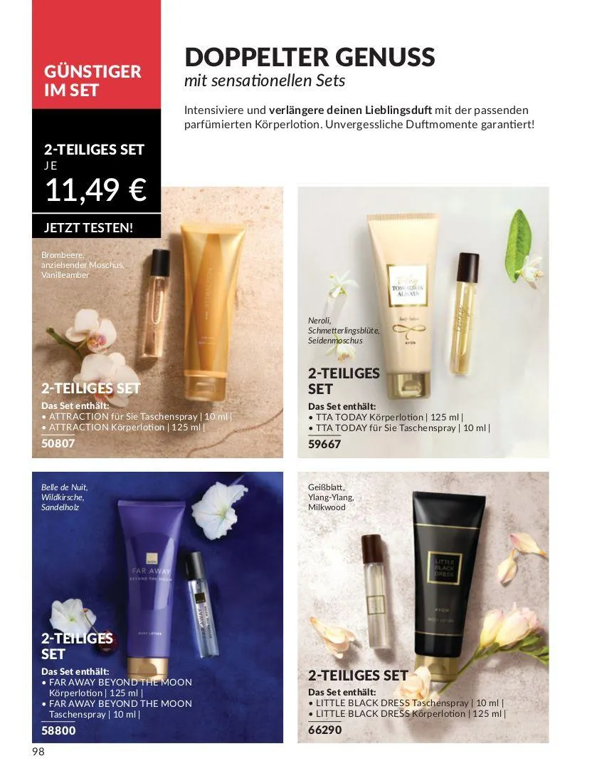 Avon Aktueller Prospekt von 7. Mai bis 21. Mai 2025 - Prospekt seite 98