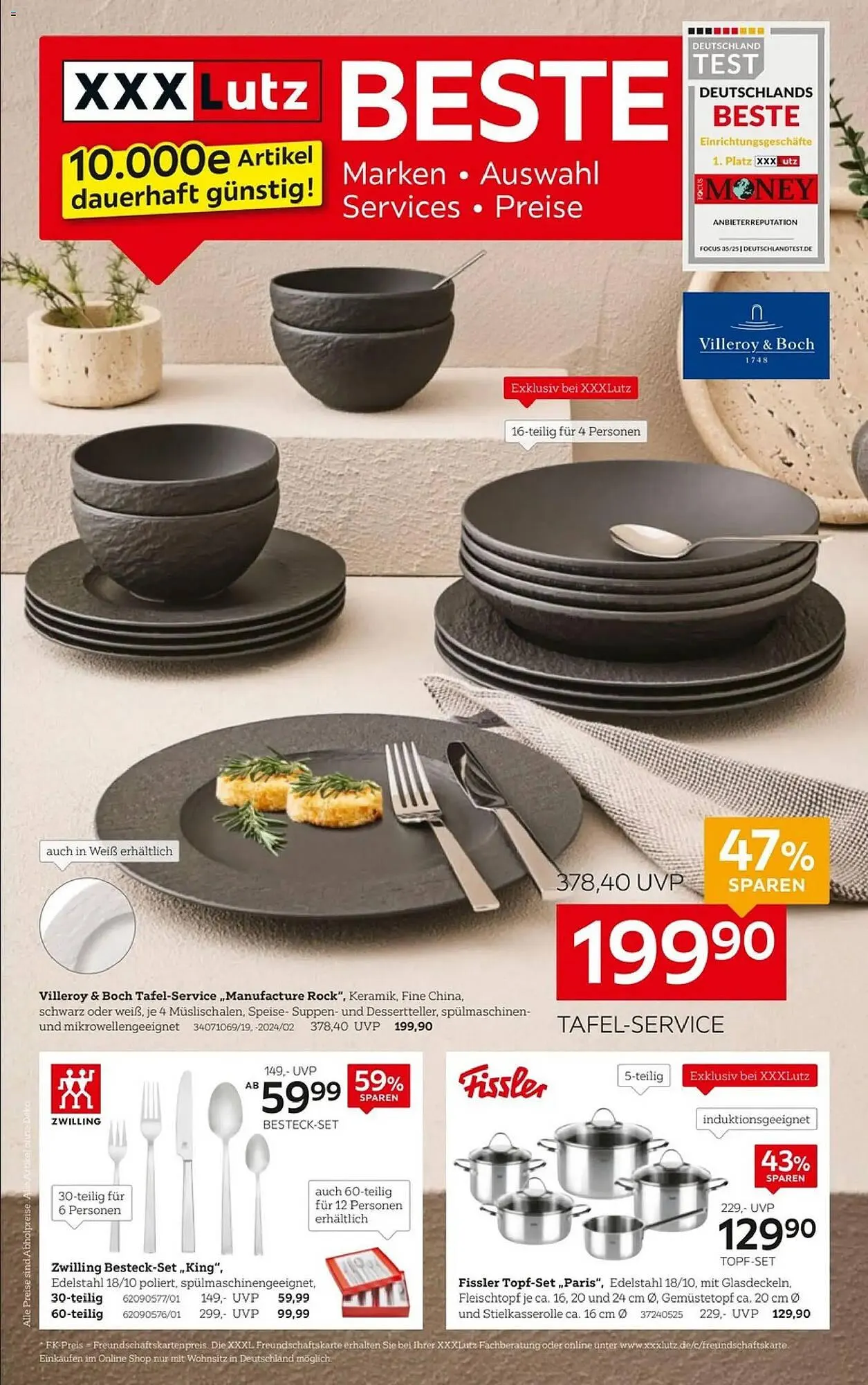 XXXLutz Prospekt von 11. April bis 2. Mai 2026 - Prospekt seite 1