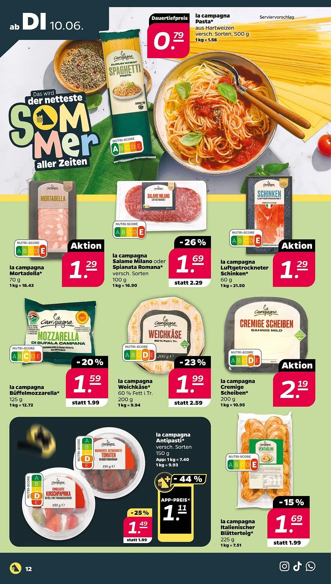 NETTO Prospekt von 10. Juni bis 14. Juni 2025 - Prospekt seite 12