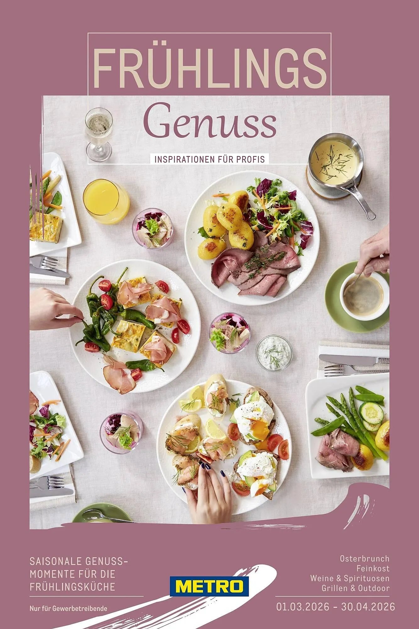 METRO Prospekt von 1. März bis 1. Mai 2026 - Prospekt seite 1