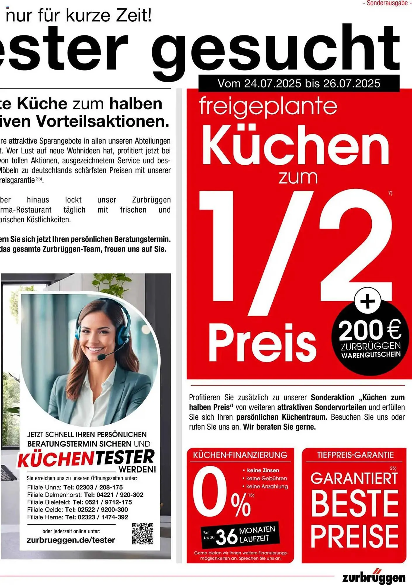 Zurbrüggen Prospekt von 24. Juli bis 26. Juli 2025 - Prospekt seite 3