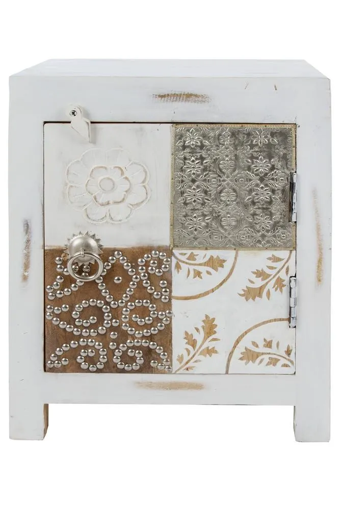 My Flair Kommode "Santosh" mit Tür und Fachboden, mehrfarbig