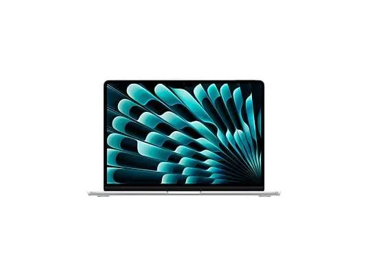 APPLE MacBook Air (2025), MW0X3D/A, Notebook, mit 13,6 Zoll Display, Apple M4, 16 GB RAM, 512 GB SSD, Silber, macOS