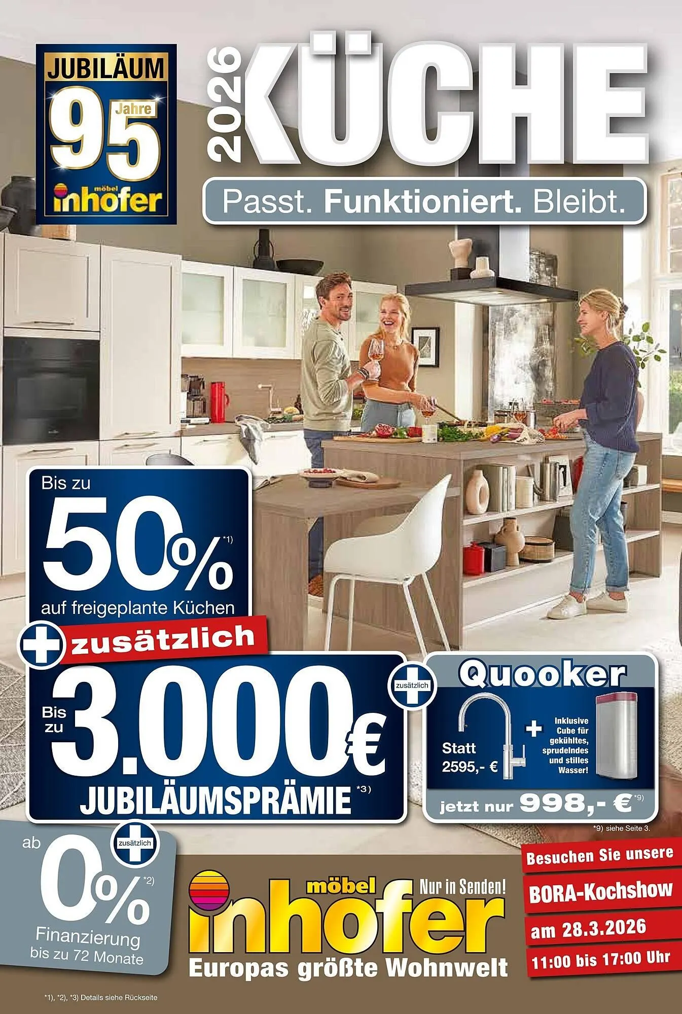 Möbel Inhofer Prospekt von 6. März bis 21. März 2026 - Prospekt seite 1