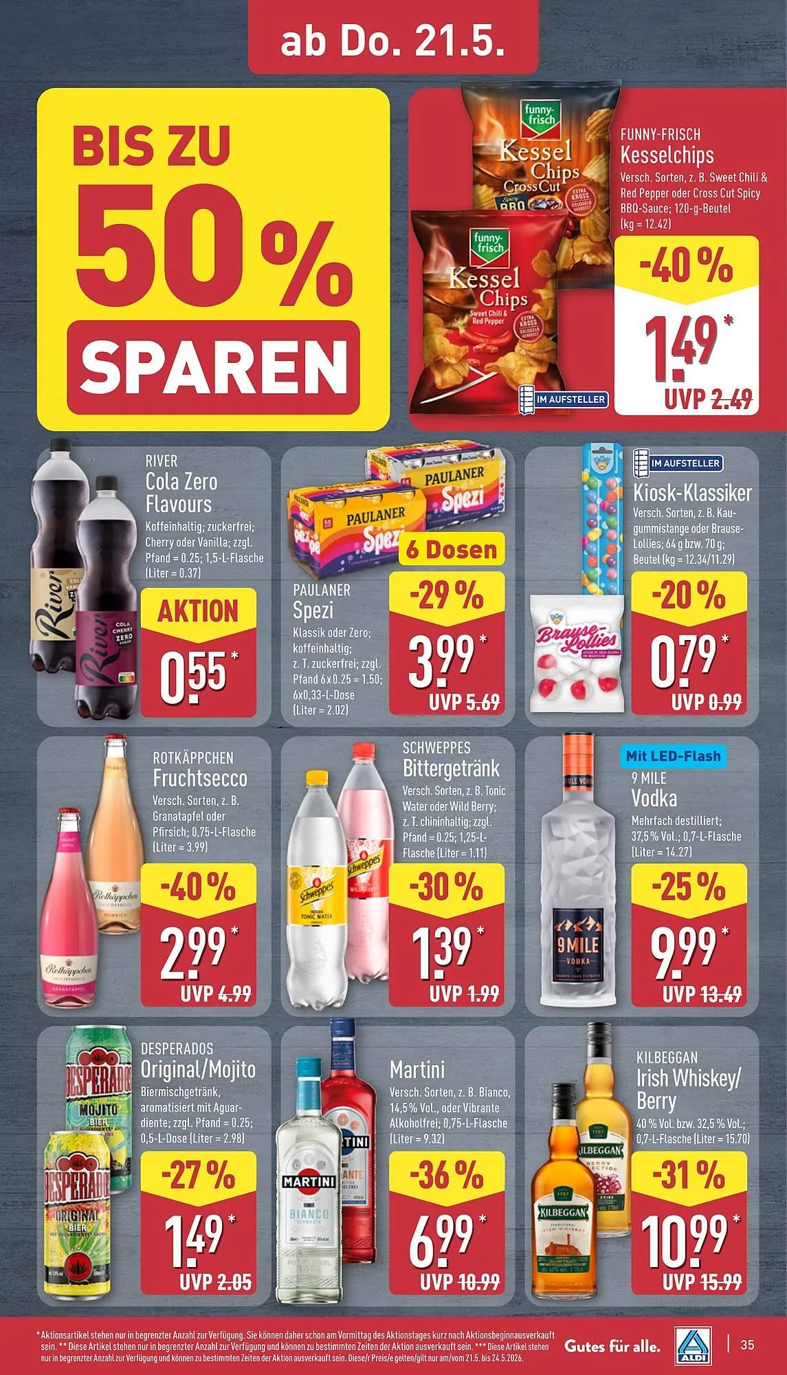 Aldi Nord Prospekt von 18. Mai bis 23. Mai 2026 - Prospekt seite 35