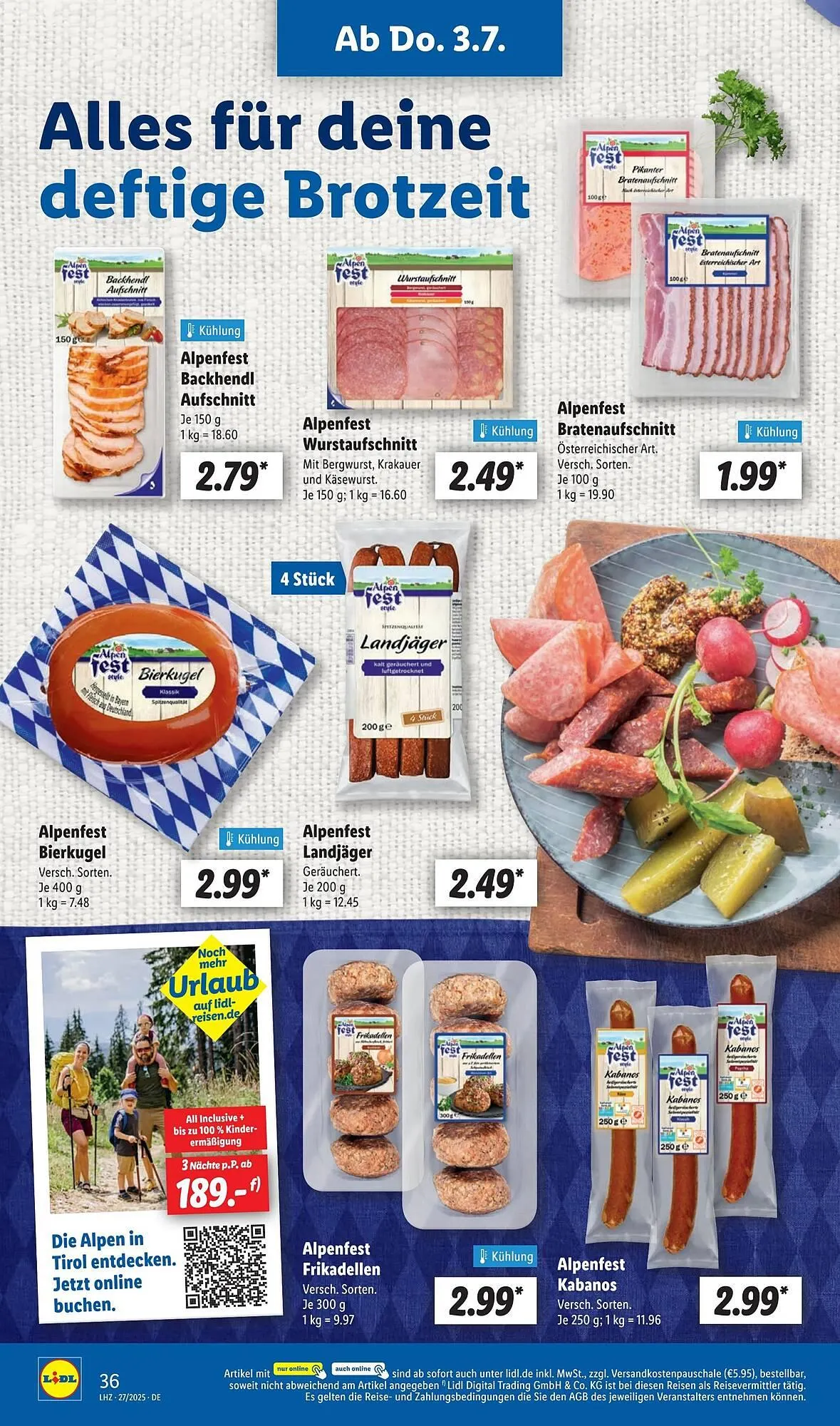 Lidl Prospekt von 30. Juni bis 6. Juli 2025 - Prospekt seite 54