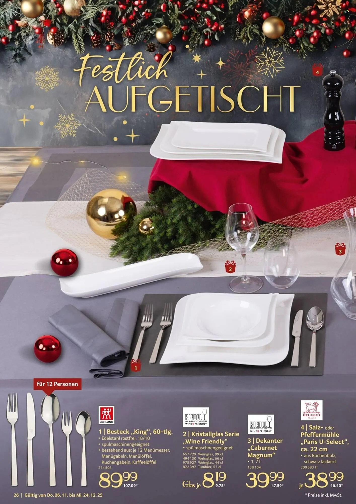 Selgros Prospekt von 6. November bis 24. Dezember 2025 - Prospekt seite 26