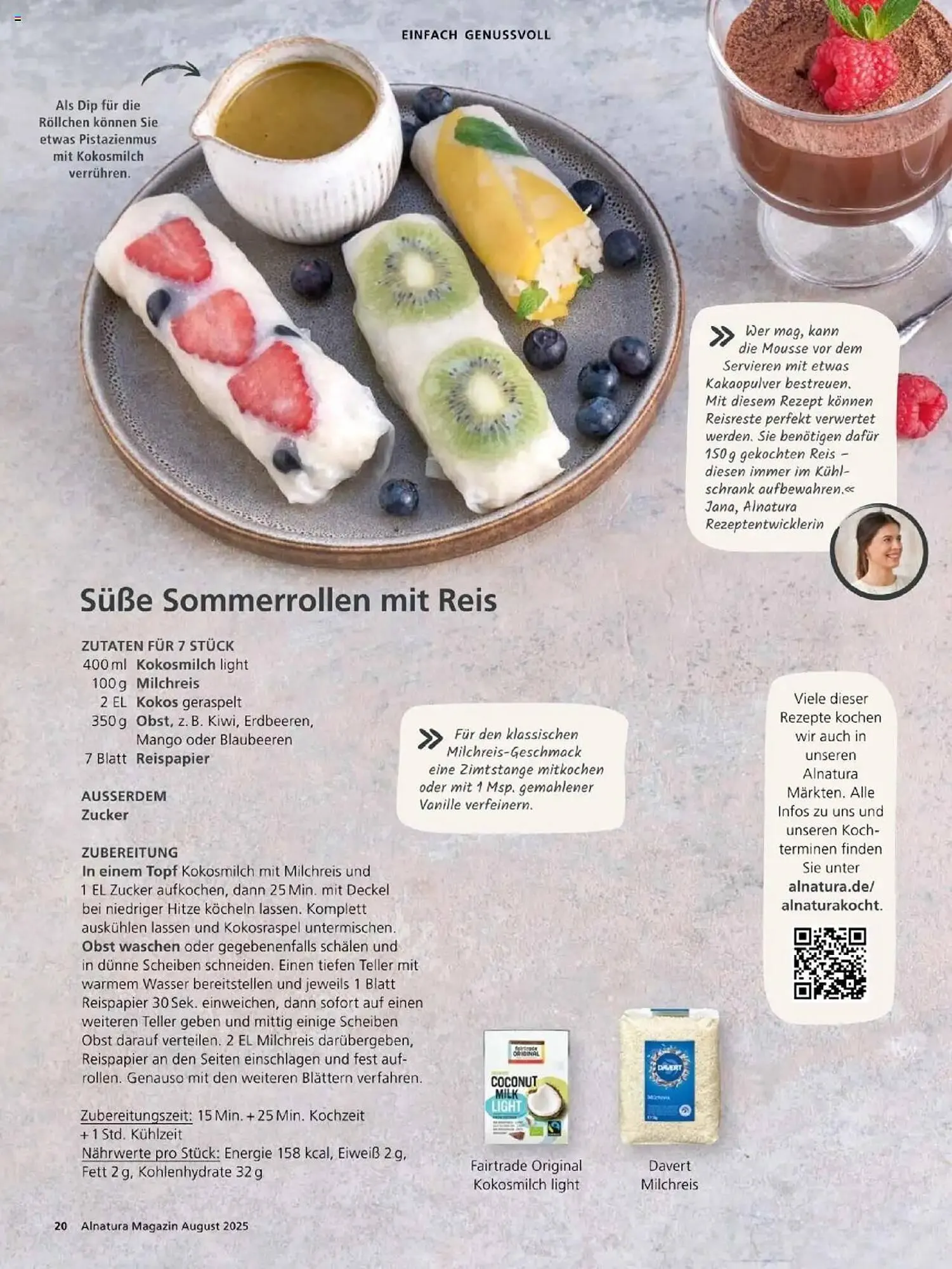 Alnatura Prospekt von 1. August bis 31. August 2025 - Prospekt seite 20