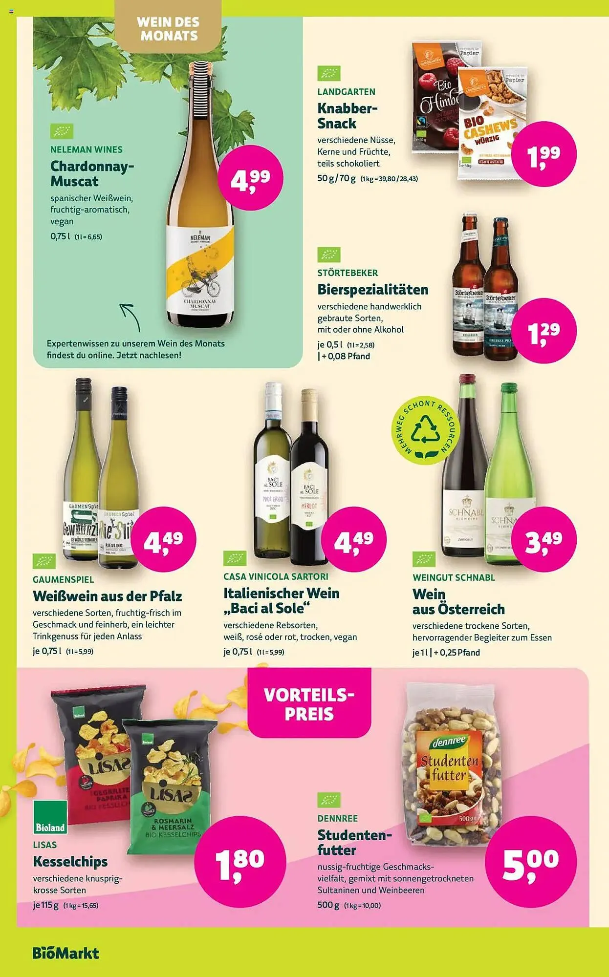 Biomarkt Prospekt von 30. Juli bis 12. August 2025 - Prospekt seite 10