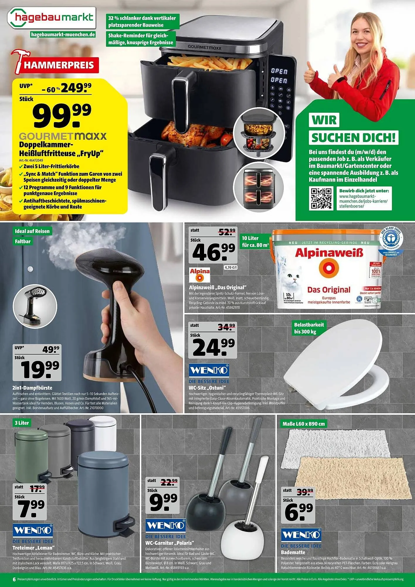 Hagebau Prospekt von 4. Juni bis 13. Juni 2025 - Prospekt seite 6