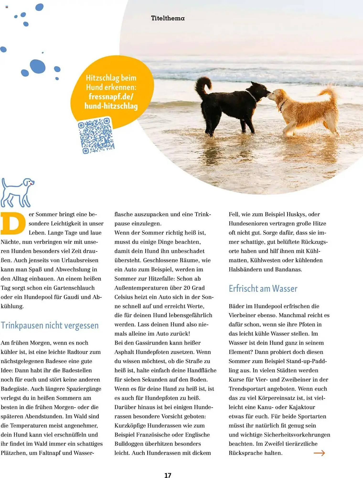 Fressnapf Prospekt von 1. Juli bis 31. August 2025 - Prospekt seite 17