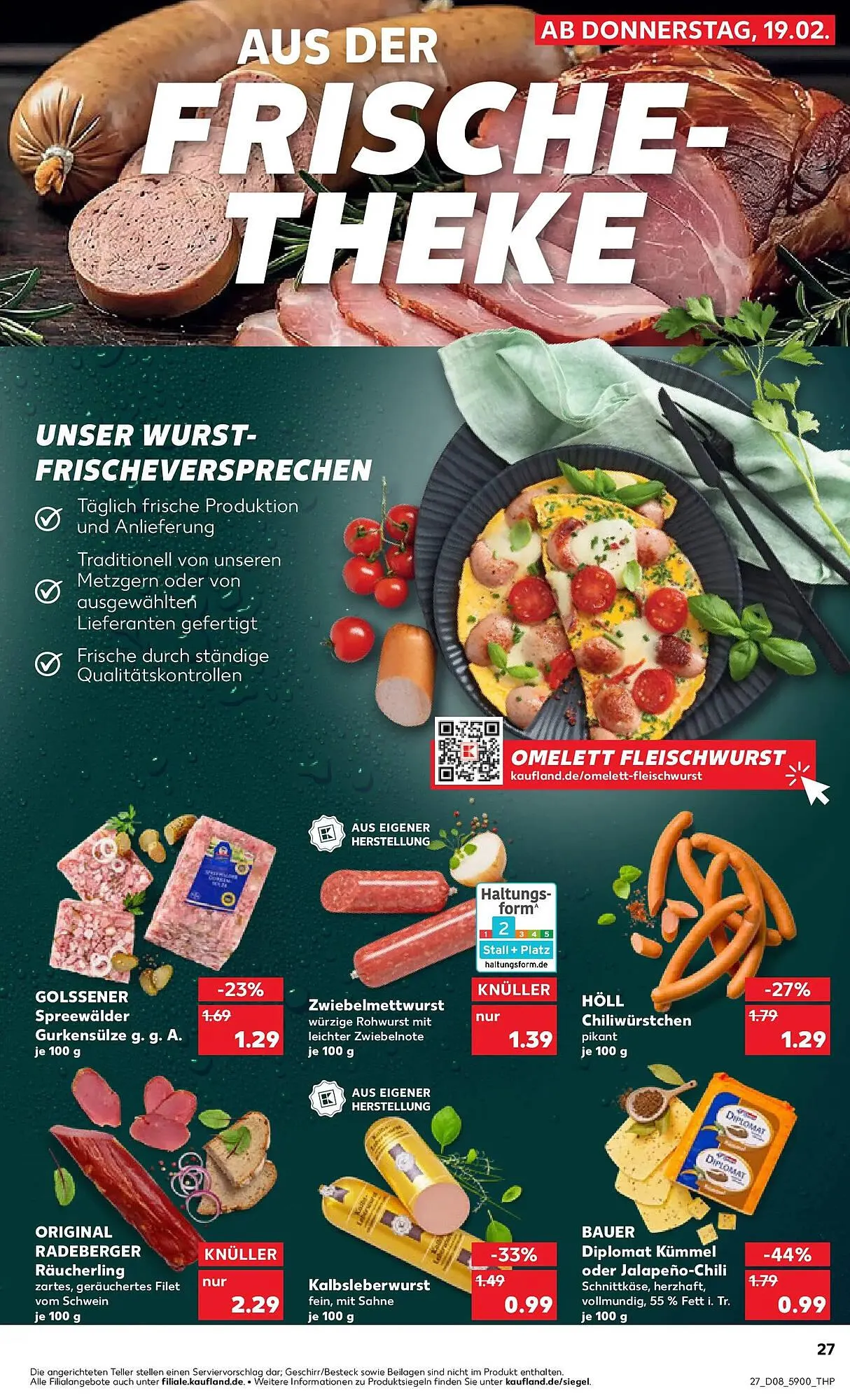 Kaufland Prospekt von 22. Februar bis 25. Februar 2026 - Prospekt seite 27