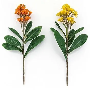 Steinkraut aus Kunststoff, gelb, orange