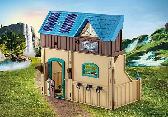 Horses of Waterfall-Anbau Stall