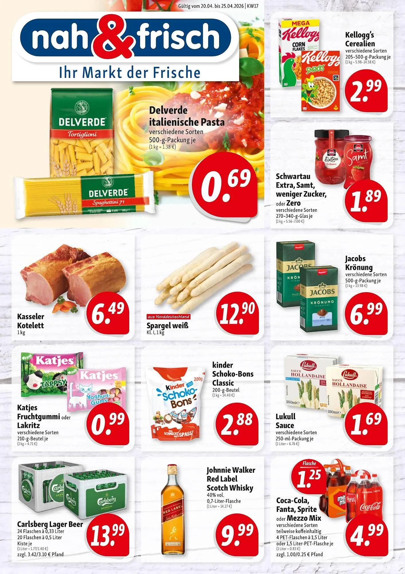 Nah & Frisch Prospekt von 20. April bis 25. April 2026 - Prospekt seite 1