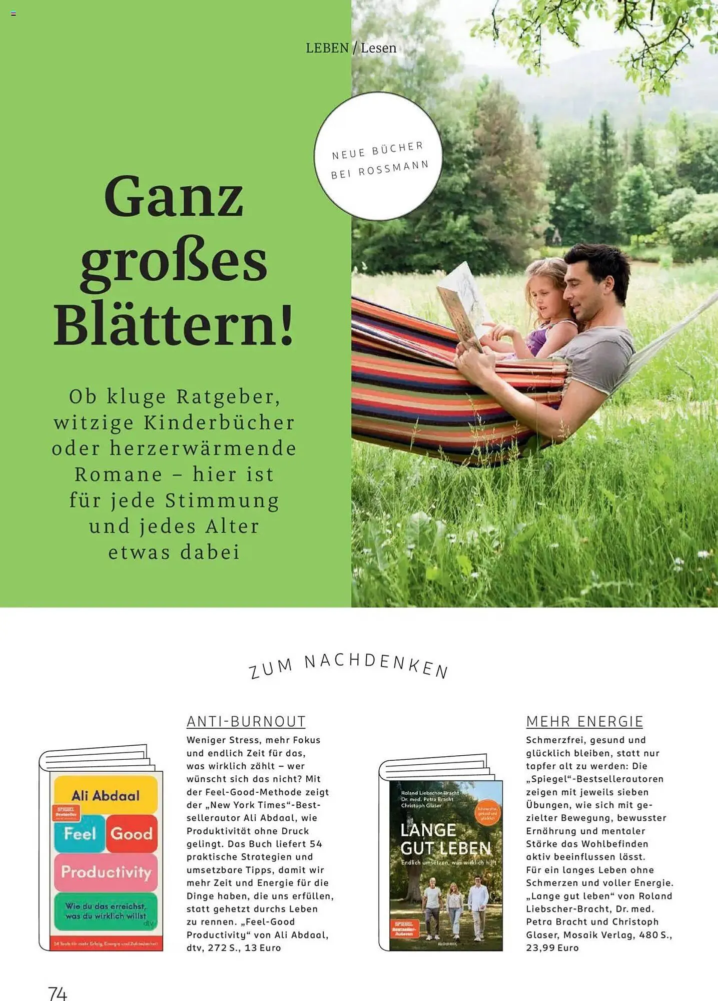 Rossmann Prospekt von 1. August bis 31. August 2025 - Prospekt seite 74