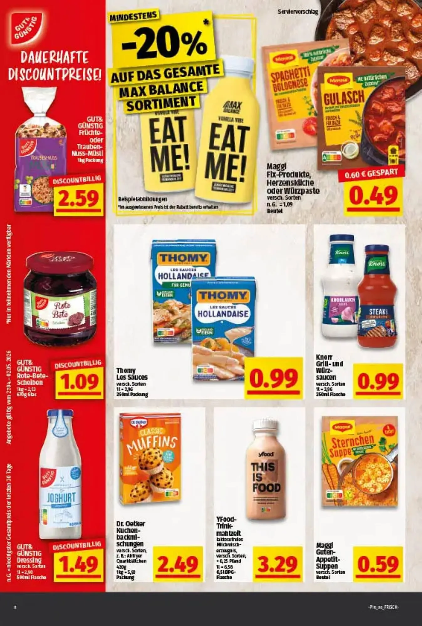 Ihr Frischmarkt Prospekt von 27. April bis 2. Mai 2026 - Prospekt seite 8