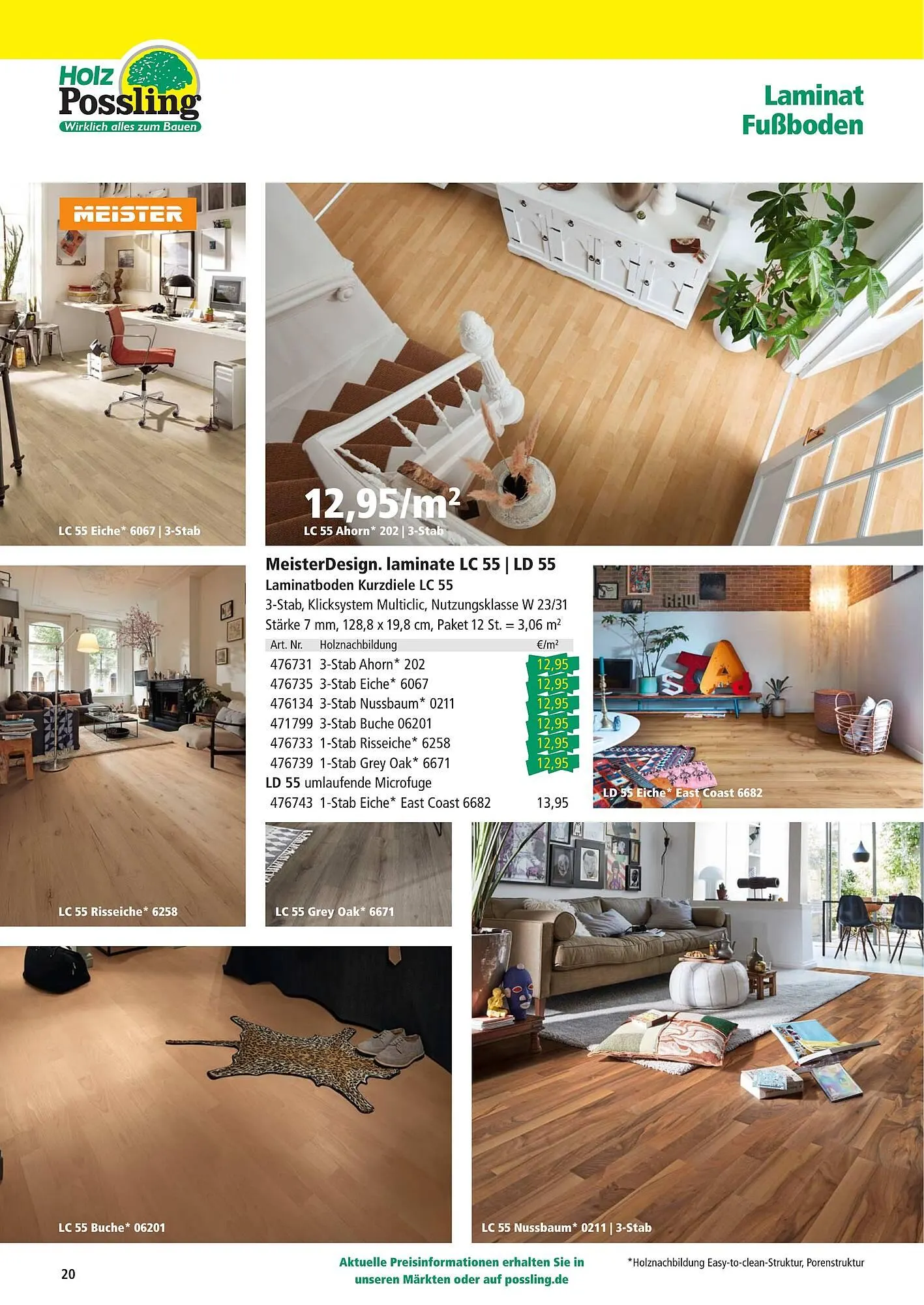 Holz Possling Prospekt von 1. April bis 31. Juli 2026 - Prospekt seite 20