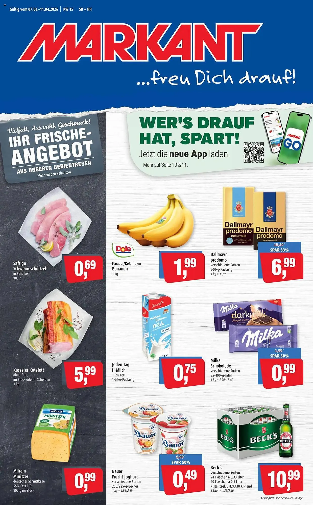 Markant Prospekt von 7. April bis 11. April 2026 - Prospekt seite 1