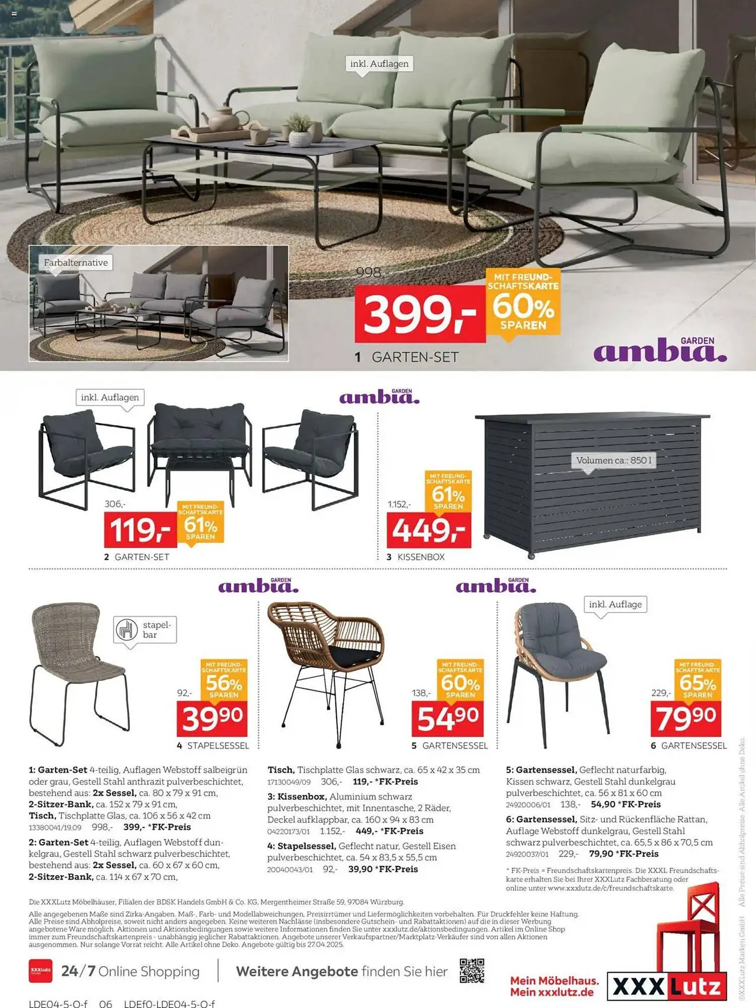 XXXLutz Prospekt von 13. April bis 27. April 2025 - Prospekt seite 6