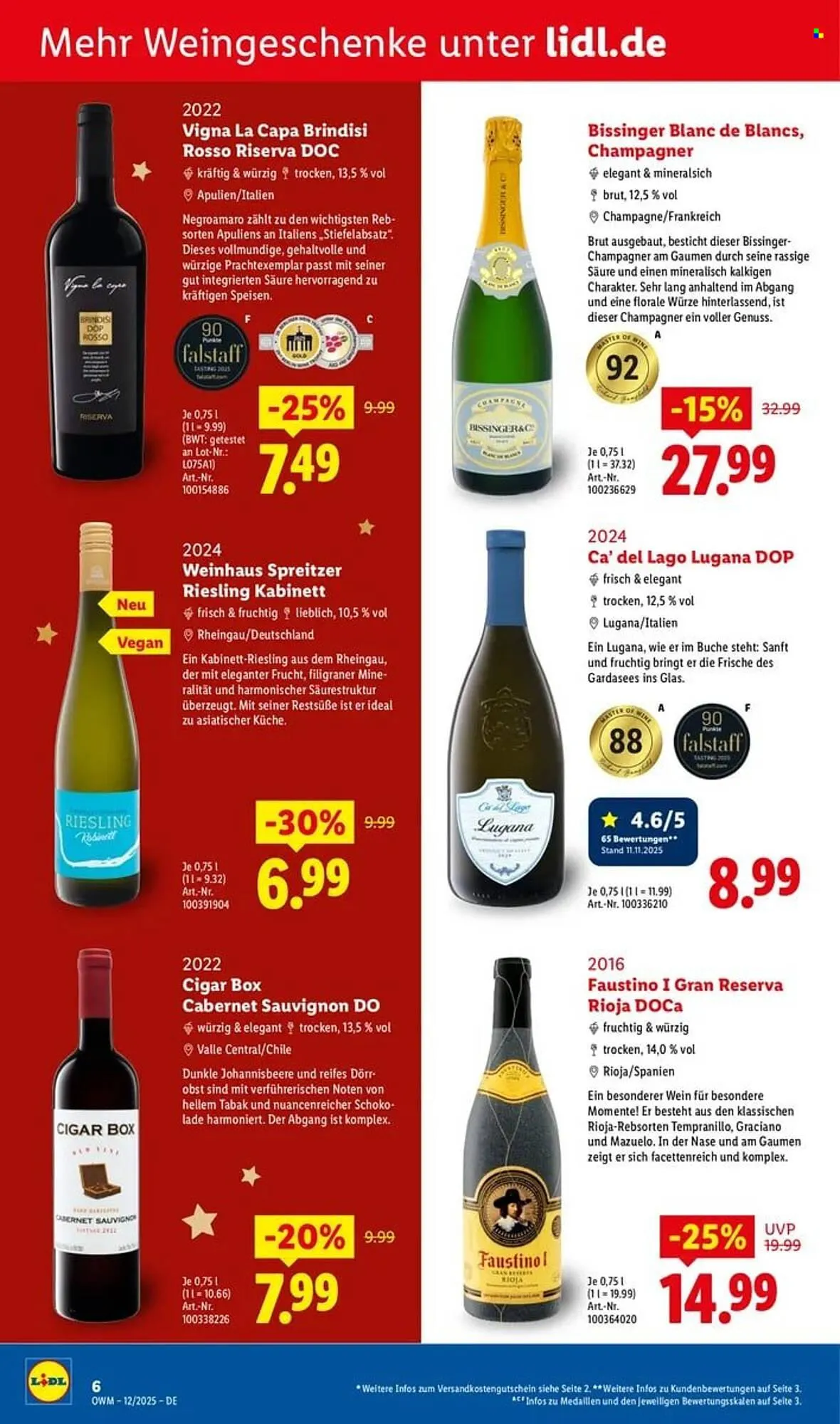 Lidl Prospekt von 1. Dezember bis 31. Dezember 2025 - Prospekt seite 6