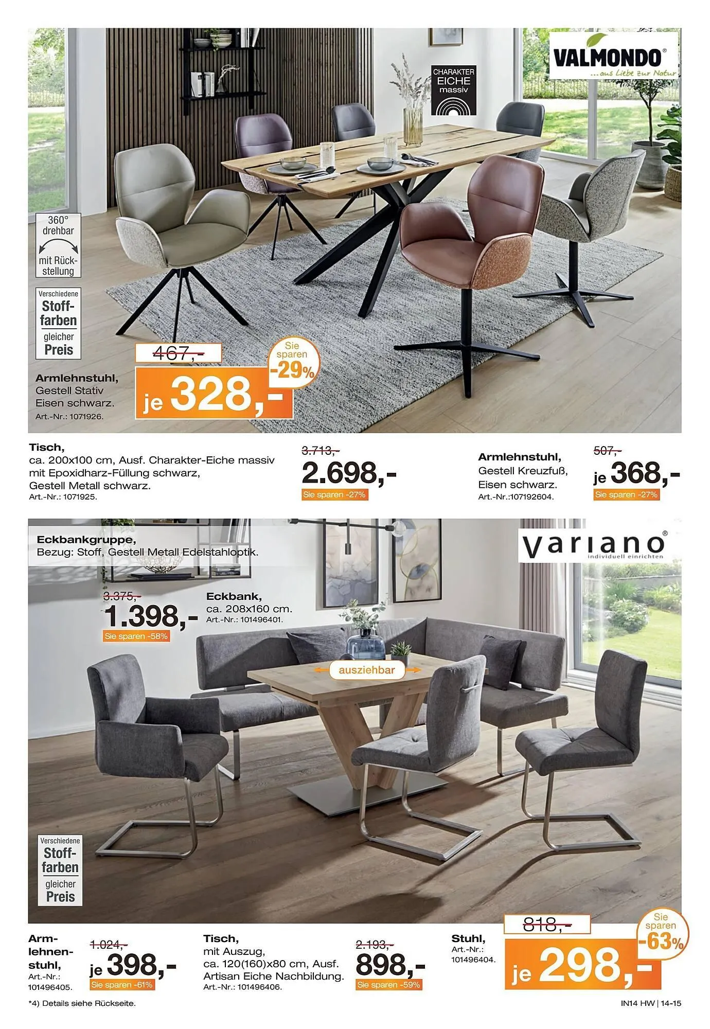 Möbel Inhofer Prospekt von 7. Mai bis 1. Juni 2025 - Prospekt seite 15