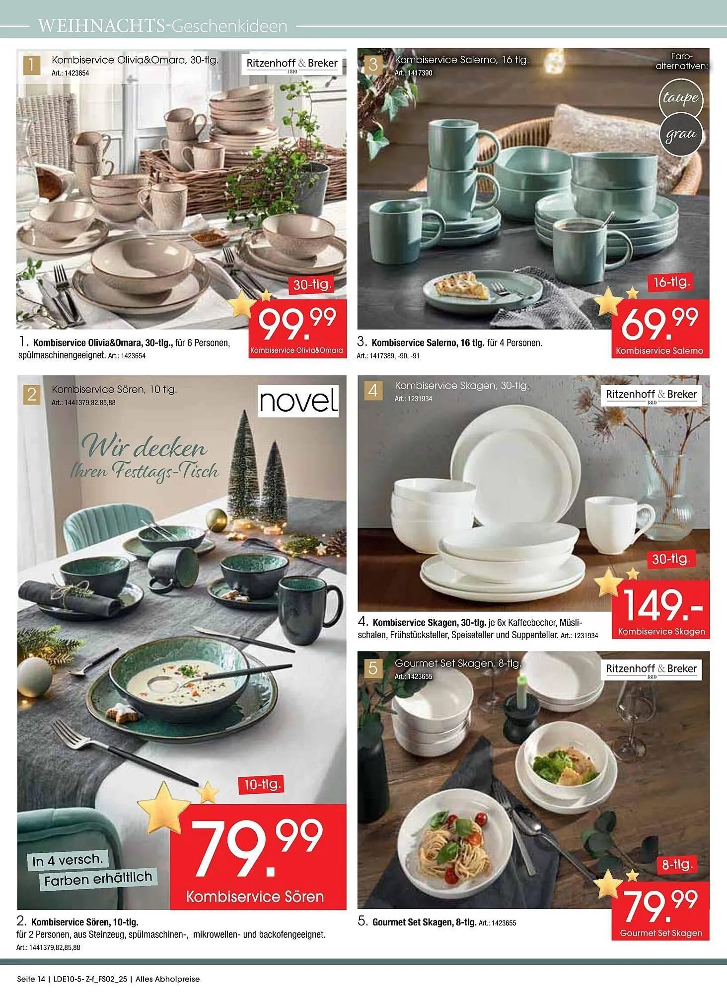 Zurbrüggen Prospekt von 11. Oktober bis 15. November 2025 - Prospekt seite 14