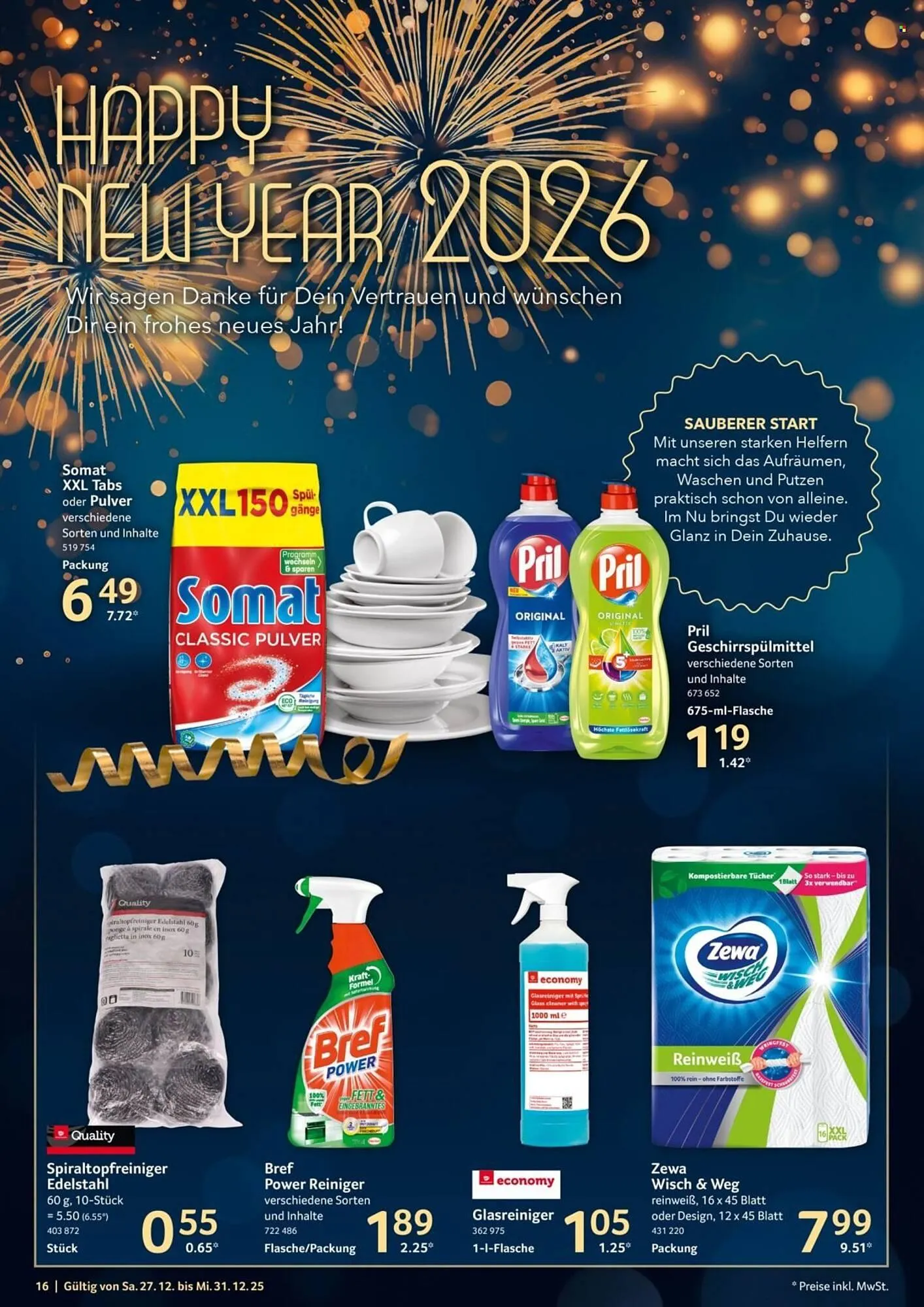 Selgros Prospekt von 27. Dezember bis 31. Dezember 2025 - Prospekt seite 16