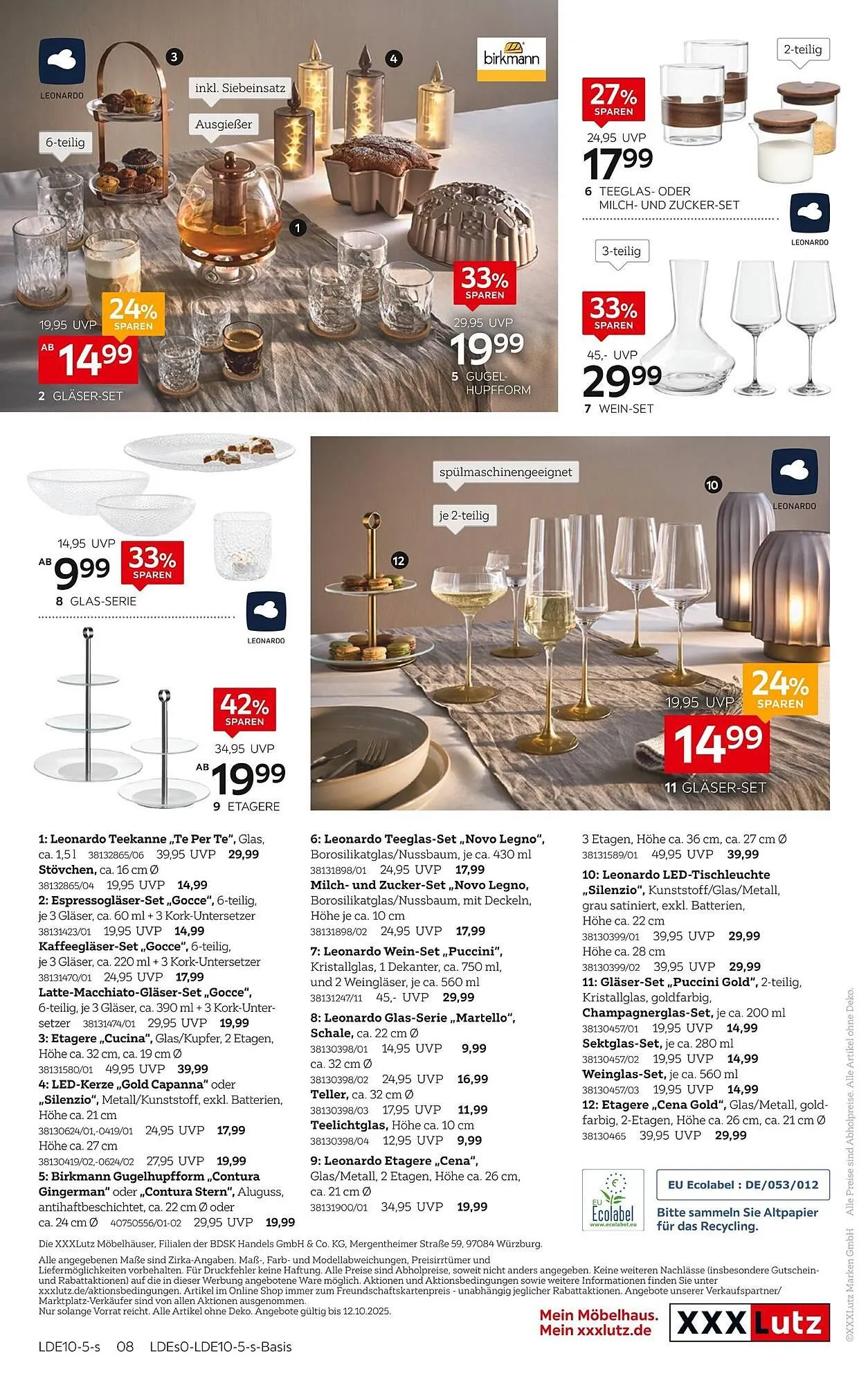 XXXLutz Prospekt von 29. September bis 12. Oktober 2025 - Prospekt seite 12