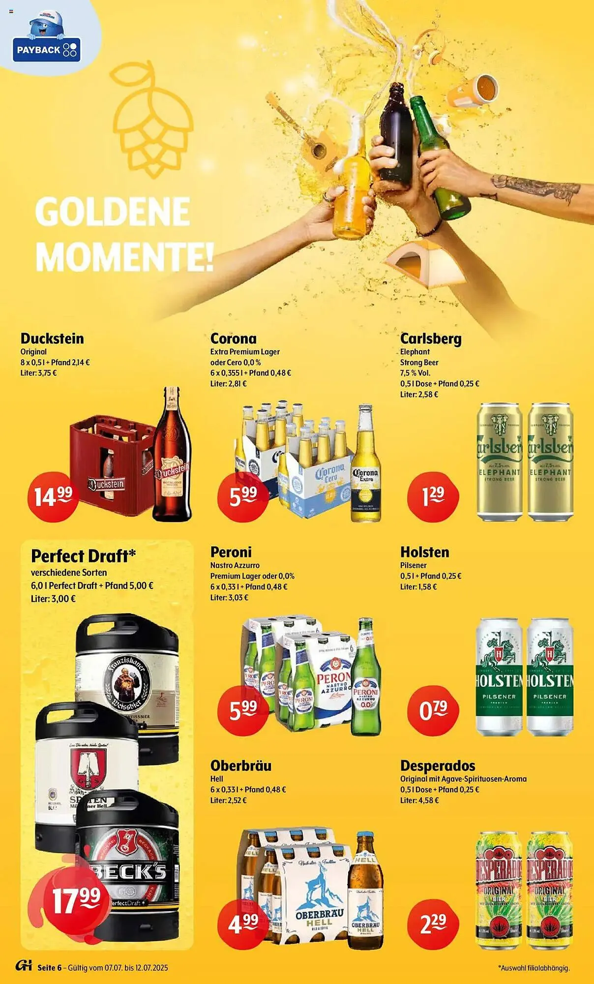 Trink und Spare Prospekt von 7. Juli bis 12. Juli 2025 - Prospekt seite 6