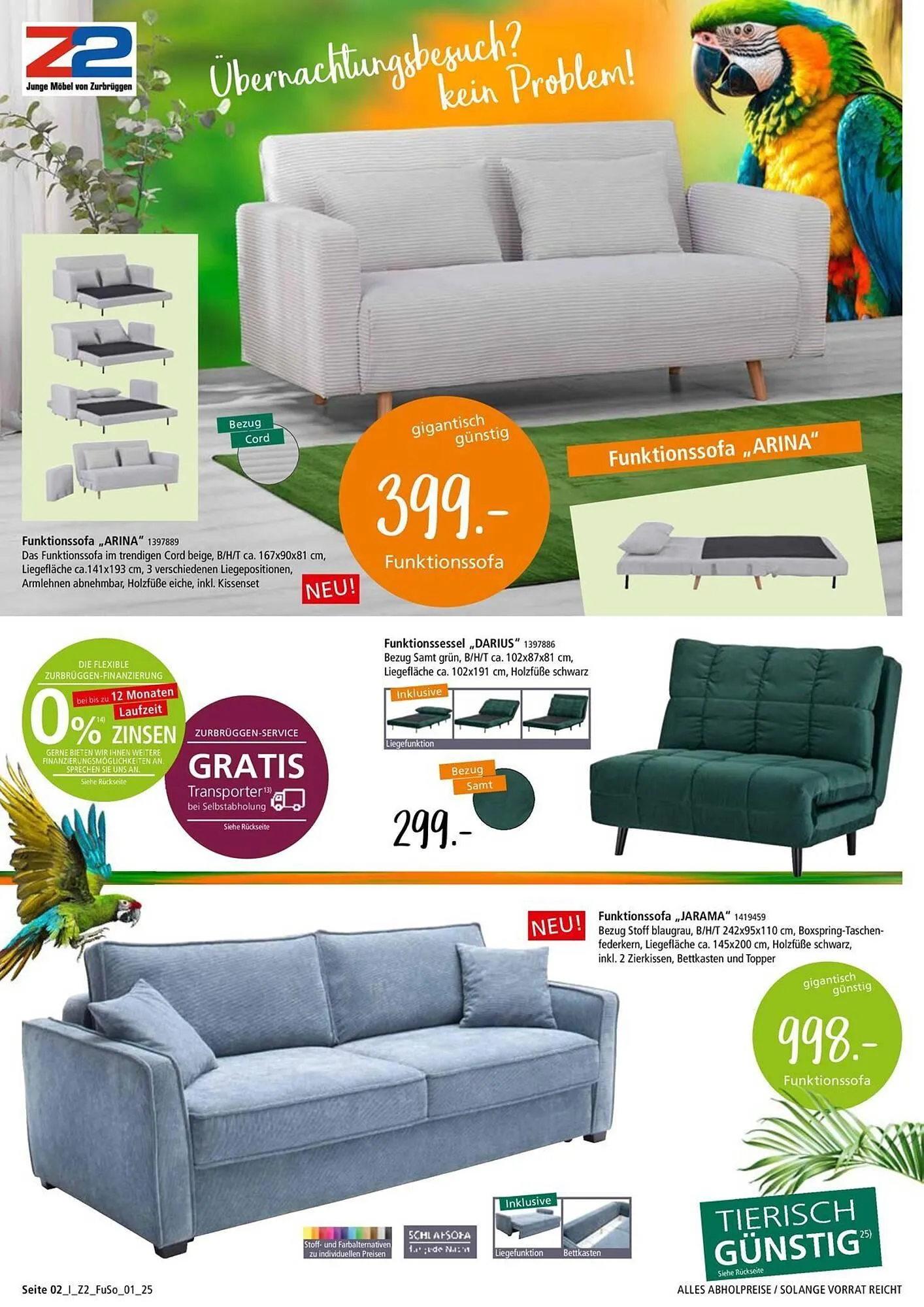 Zurbrüggen Prospekt von 30. April bis 17. Mai 2025 - Prospekt seite 2