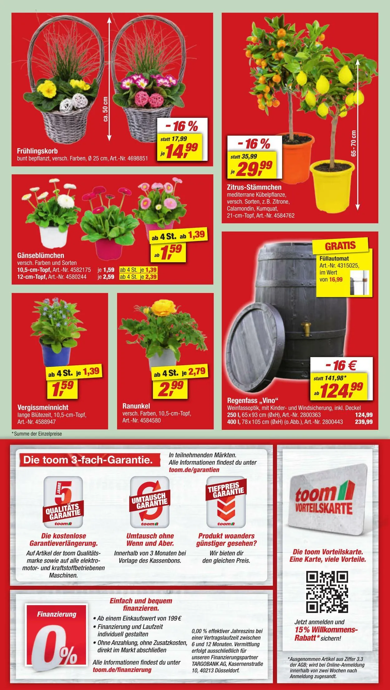 toom Baumarkt Aktueller Prospekt von 31. März bis 14. April 2025 - Prospekt seite 4