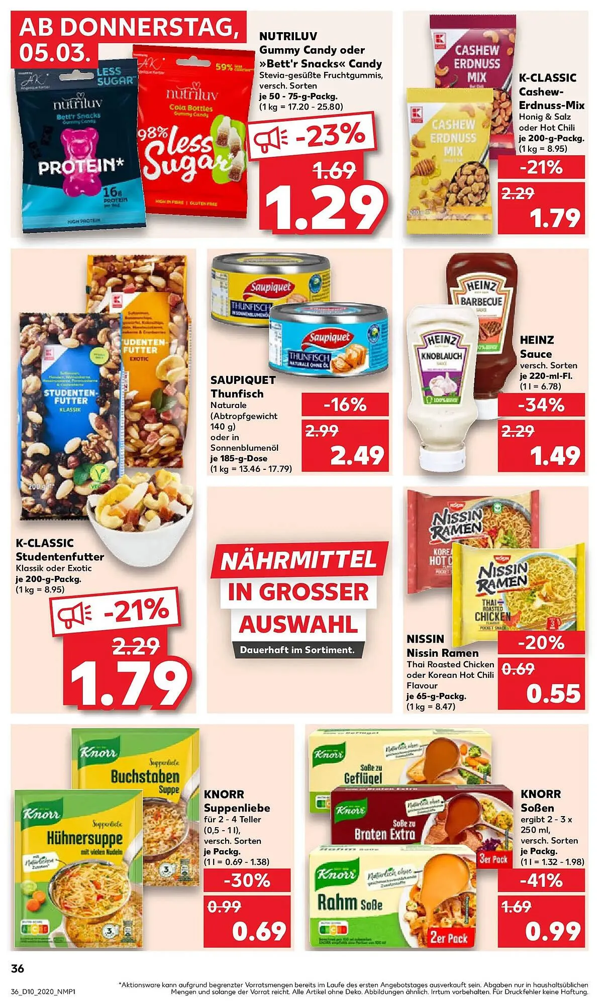 Kaufland Prospekt von 5. März bis 11. März 2026 - Prospekt seite 36