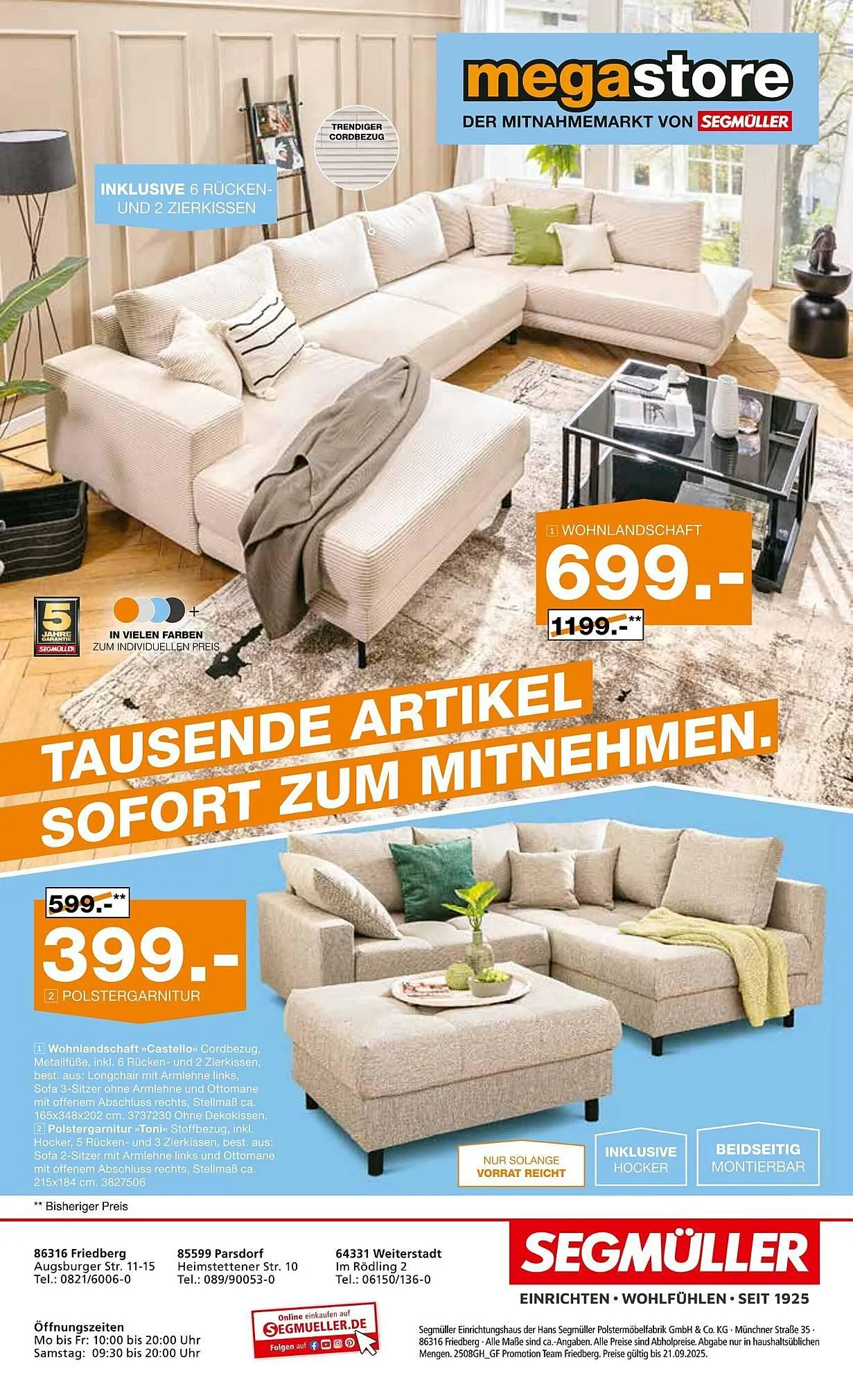 Segmüller Prospekt von 23. August bis 21. September 2025 - Prospekt seite 48