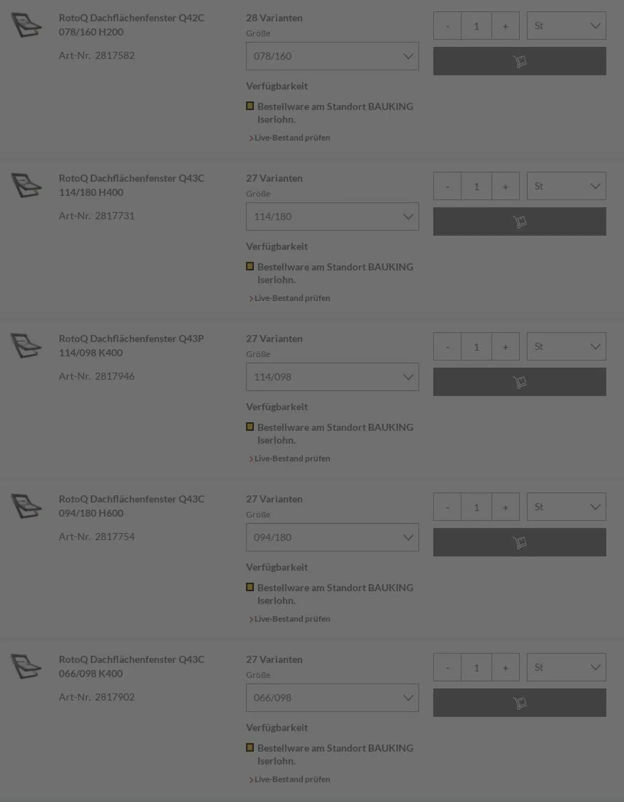 Bauking von 21. Juli bis 30. Juli 2025 - Prospekt seite 17