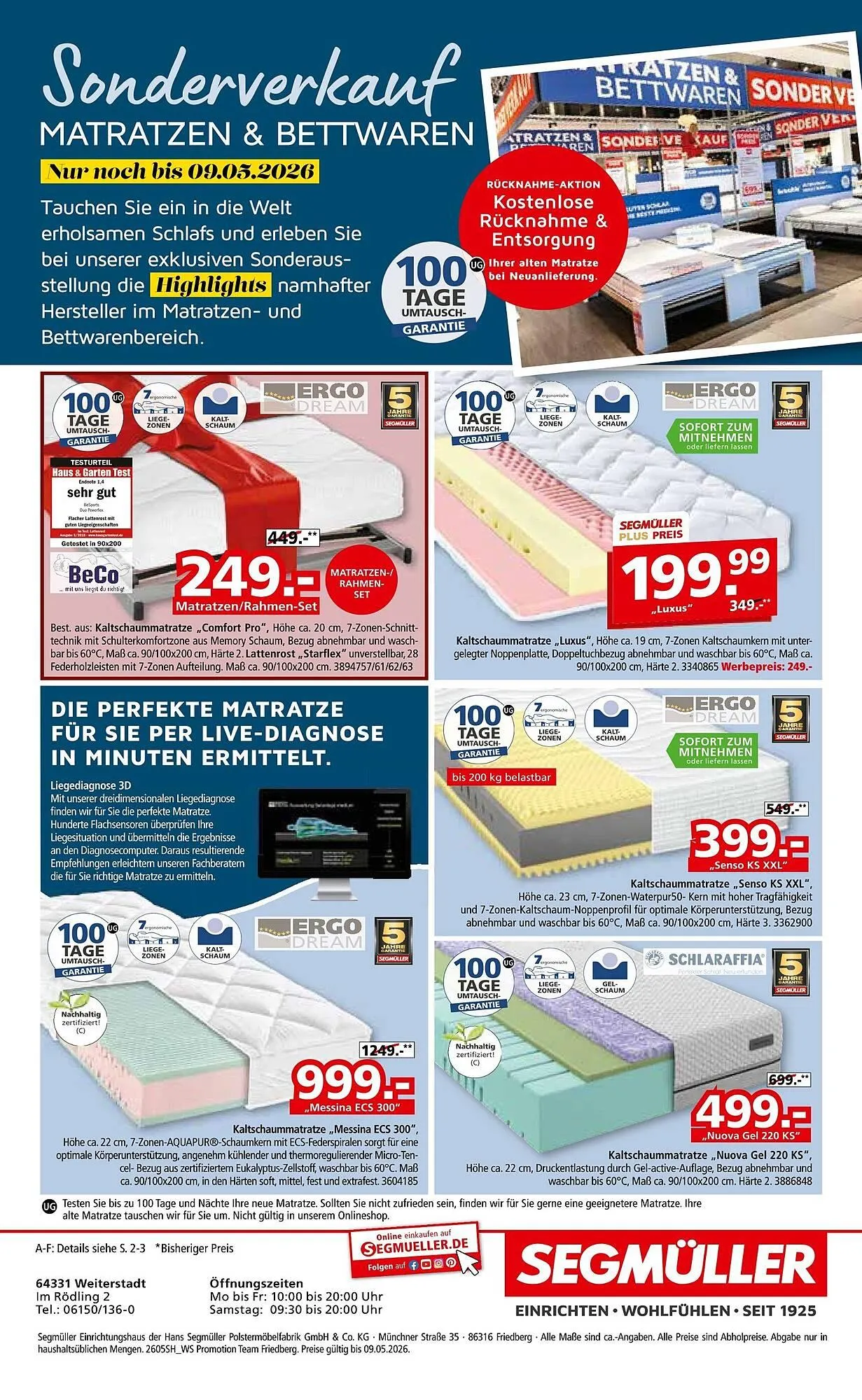 Segmüller Prospekt von 25. April bis 9. Mai 2026 - Prospekt seite 34