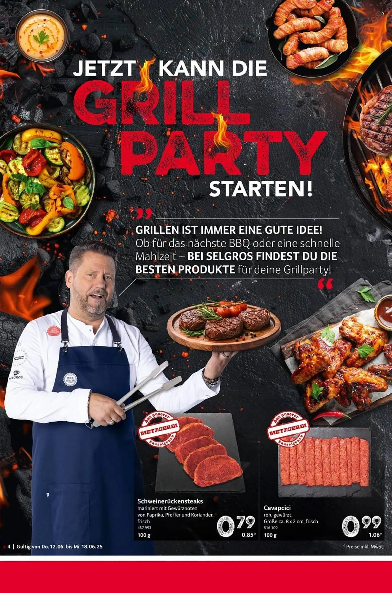 Selgros Prospekt von 12. Juni bis 18. Juni 2025 - Prospekt seite 4