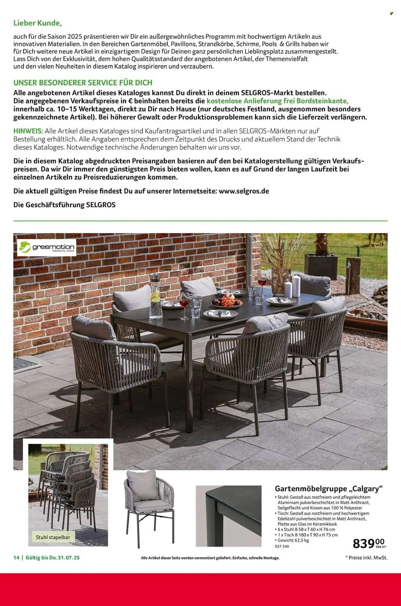 Selgros Prospekt von 15. Mai bis 21. Mai 2025 - Prospekt seite 14