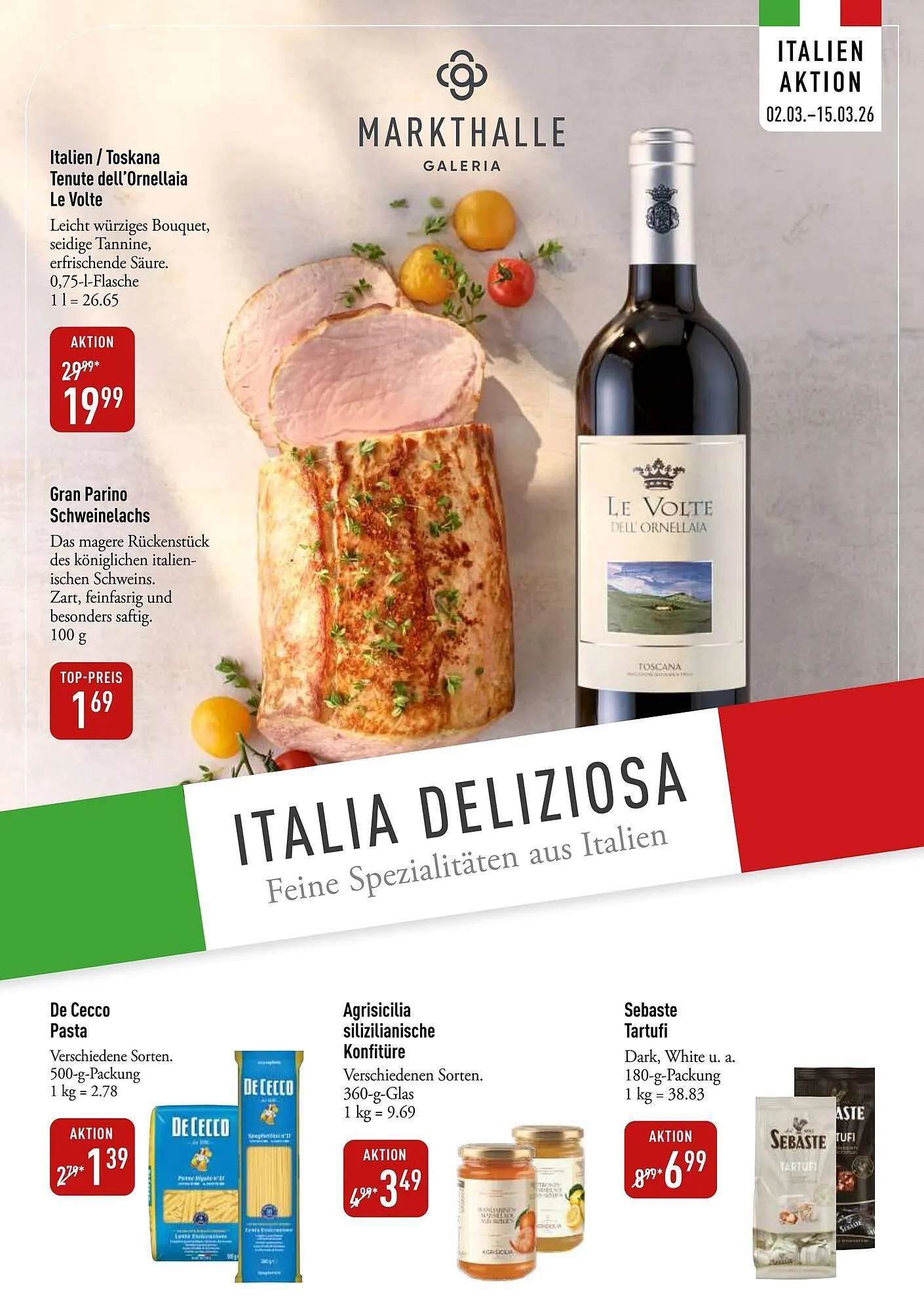 Galeria Markthalle Prospekt von 2. März bis 15. März 2026 - Prospekt seite 1