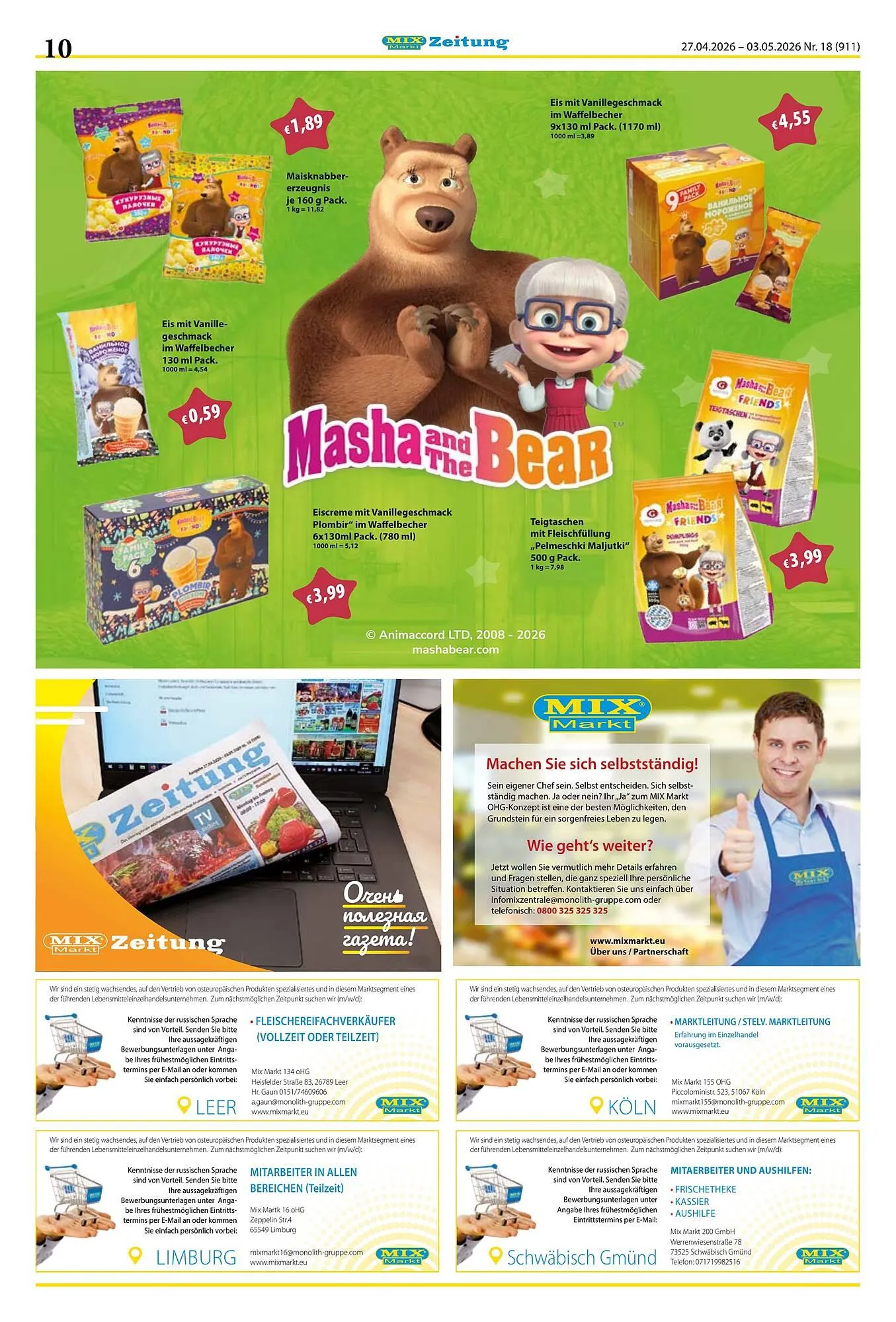 Mix Markt Prospekt von 27. April bis 3. Mai 2026 - Prospekt seite 3