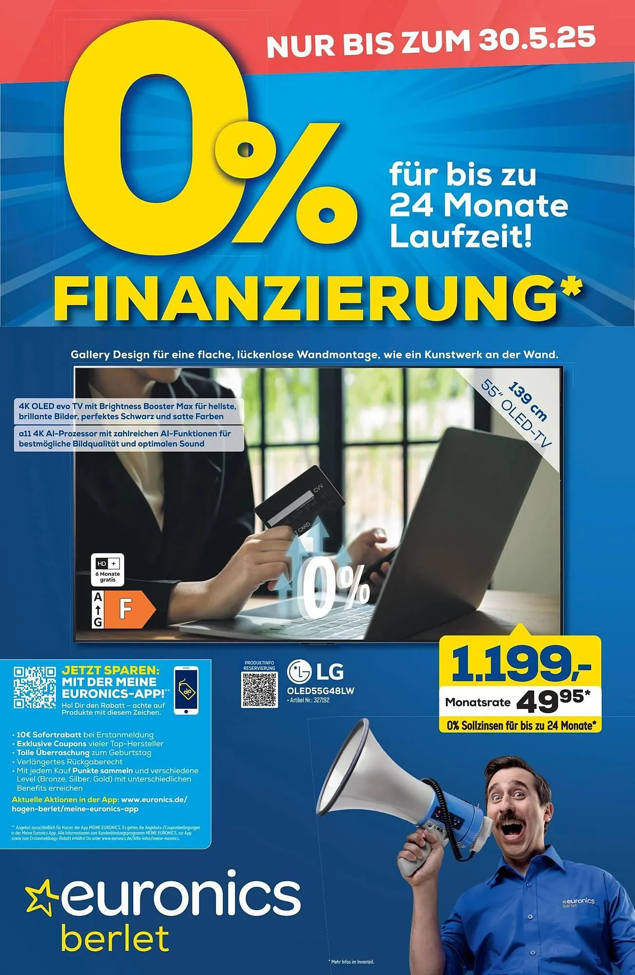 Euronics Berlet Prospekt von 22. Mai bis 31. Mai 2025 - Prospekt seite 1