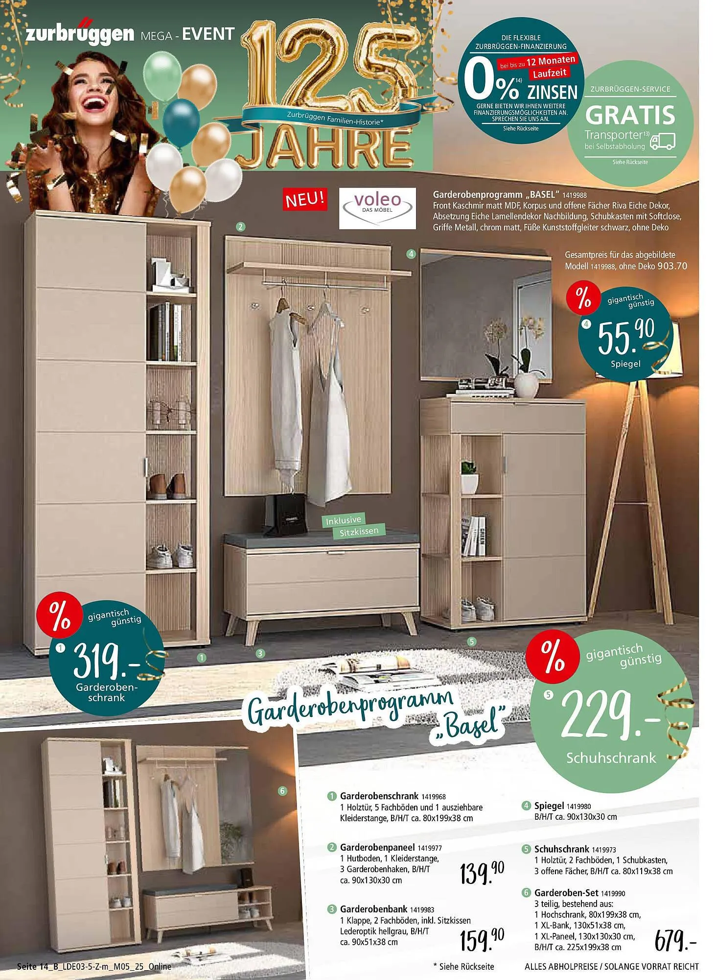 Zurbrüggen Prospekt von 28. März bis 3. Mai 2025 - Prospekt seite 22