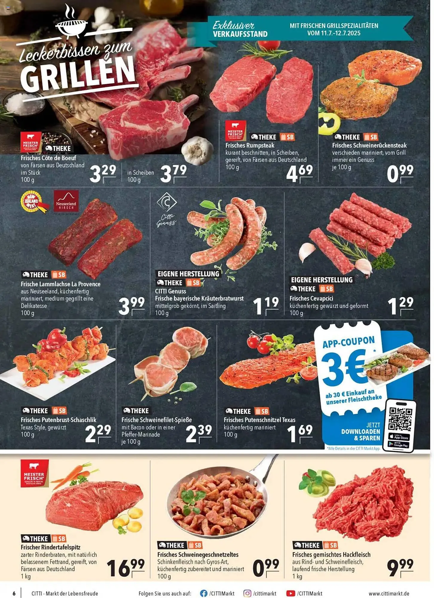 CITTI Markt Prospekt von 9. Juli bis 15. Juli 2025 - Prospekt seite 6